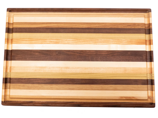 XL Artisanal Cutting Board with Groove Made In the USA